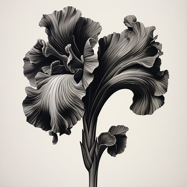 "Acanthus Mollis' - Black and White Photography Print *Chairish Exclusive. N°1 of a limited edition of 15. From a series...