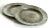 Antique 18th C. Georgian Distressed English Pewter Dinner Plates From London - a Pair For Sale - Image 9 of 9