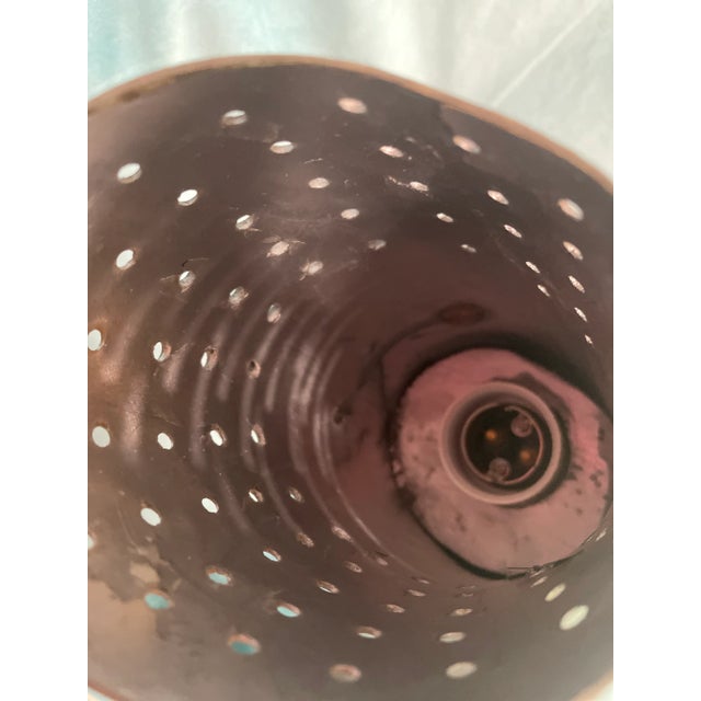 Bone Mid-Century Tall Torchiere Horn Table Lamps Pair For Sale - Image 7 of 12