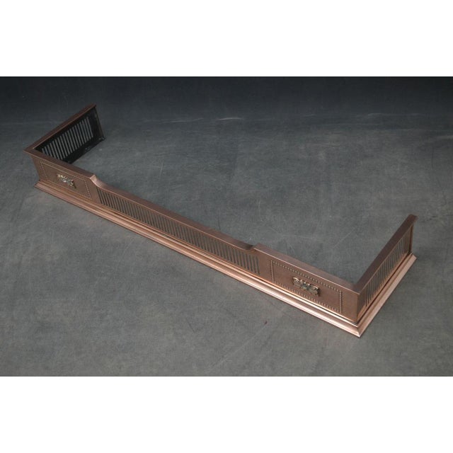 Antique Victorian Copper Fender For Sale - Image 3 of 11
