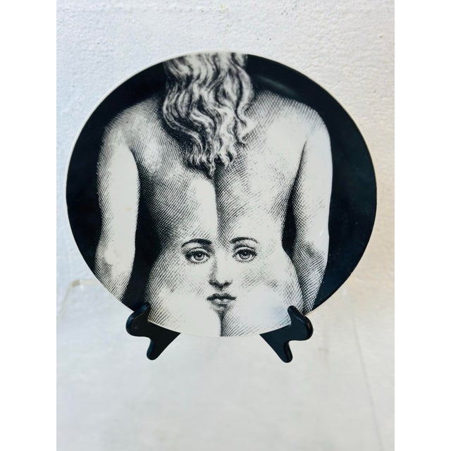 Pietro Fornasetti Decorative Plate For Sale In Charleston - Image 6 of 6