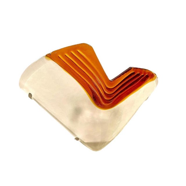 Glass Murano Wall Lamps from La Murina, Italy, 1980, Set of 2 For Sale - Image 4 of 8