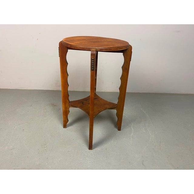 Wood Art Deco Decorative Side Table, 1930s For Sale - Image 7 of 17