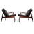 Mid-Century Modern Danish Modern 1960s Teak Lounge Easy Chairs by Arne Wahl Iversen - A Pair For Sale - Image 3 of 7