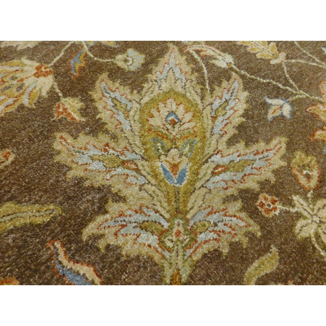 Hand Knotted Indo Oushak Rug. 8'x 9'7" For Sale - Image 17 of 18