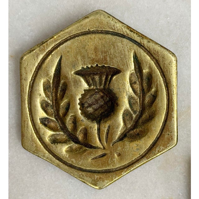 Traditional Vintage Brass Pineapple Molds, a Pair For Sale - Image 3 of 5