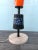 Black Floor Lamp with Glass Lampshade and Round Base in Marble and Cast Iron, 1960s For Sale - Image 8 of 11