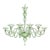 Contemporary Elegant Contemporary Rigadin Murano Glass Chandelier For Sale - Image 3 of 6