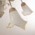 Suspension Chandelier with 5 Lights in White Murano Glass & Handmade Brass Structure, Italy, 1980s For Sale - Image 11 of 12