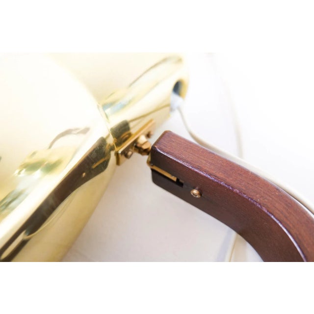 Swedish Brass and Stained Wood Wall Lamps by Hans-Agne Jakobsson, 1970s, Set of 2 For Sale - Image 14 of 18