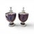 Large Kostka Floral Ceramic Vase Lamps, 1970s, Set of 2 For Sale - Image 9 of 13