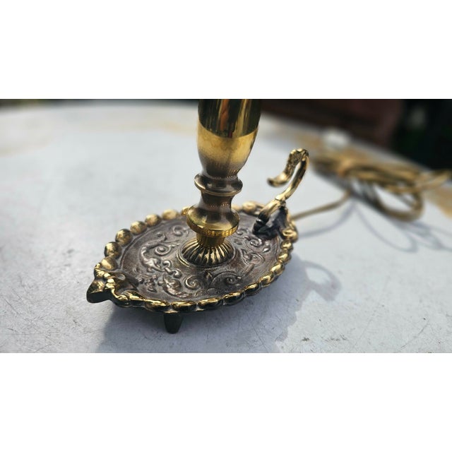 Brass Table Lamp, 1970s For Sale - Image 4 of 10