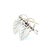 1990s Georg Jensen Estate Vine Leaves Brooch Silver For Sale - Image 9 of 13