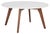 Wood Syrio Round Marble Coffee Table - Marble/Walnut For Sale - Image 7 of 7