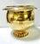 1980s Hollywood Regency Brass Cachepot With Fluted Pedestal Ice Bucket For Sale - Image 5 of 10