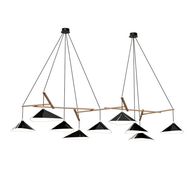 Emily is a series of handmade sheet steel lampshades in various finishes and spatial arrangements. _ Emily was inspired by...