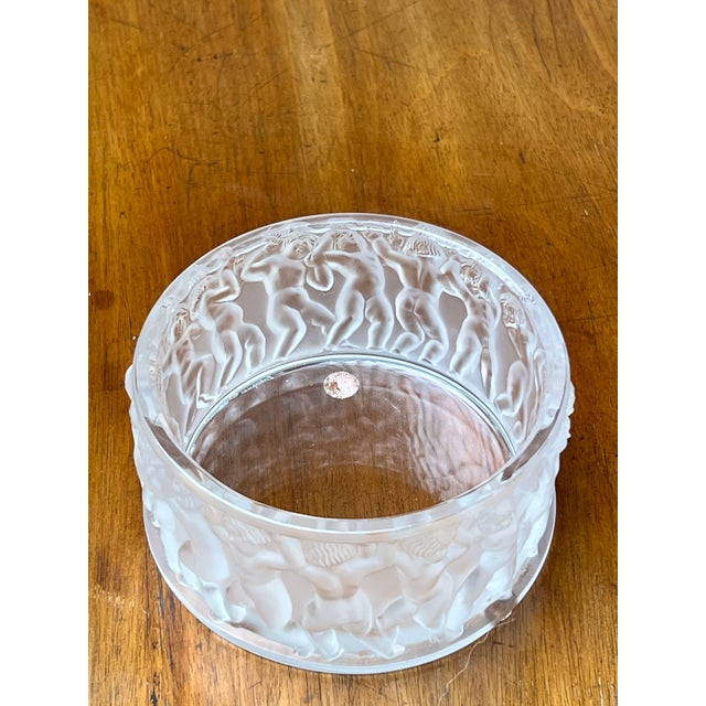 Glass Vintage Lalique Crystal Enfants Box For Sale - Image 7 of 9