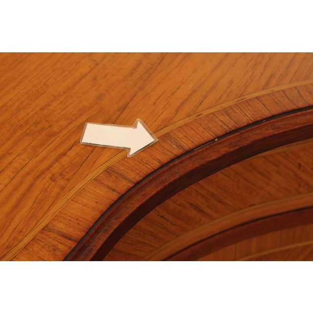 1930's French Louis XV Style Inlaid Satinwood Vanity For Sale - Image 9 of 11