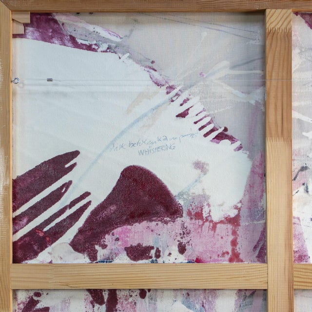 Dick Berckenkamp, Whispering, Acrylic on Canvas For Sale - Image 4 of 6
