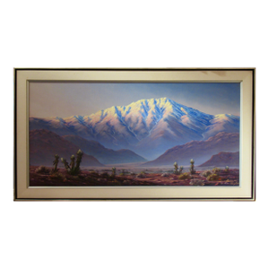 Darwin Taylor "San Jacinto Peak" Large Oil Painting On Canvas. C.1970 Painting