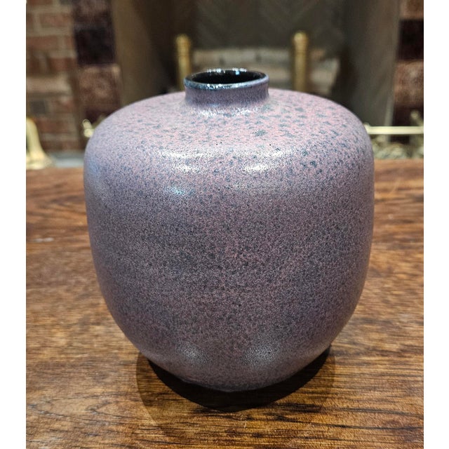 1960s MCM West German "Atelier" Amethysts Vase For Sale - Image 5 of 9