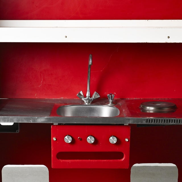 Vintage French Kitchen Block by Charlotte Perriand for Les Arcs, 1970s For Sale - Image 9 of 10