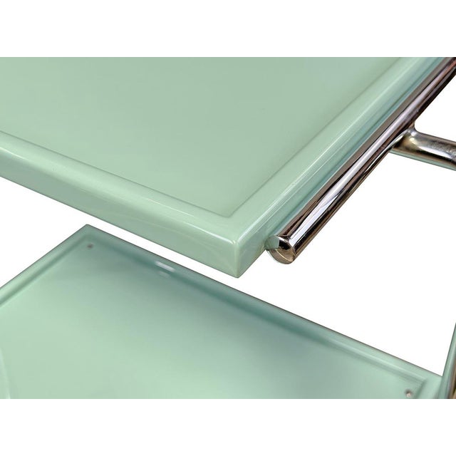 Vintage Bauhaus Chrome Trolley by Robert Slezák, 1930s For Sale - Image 9 of 10