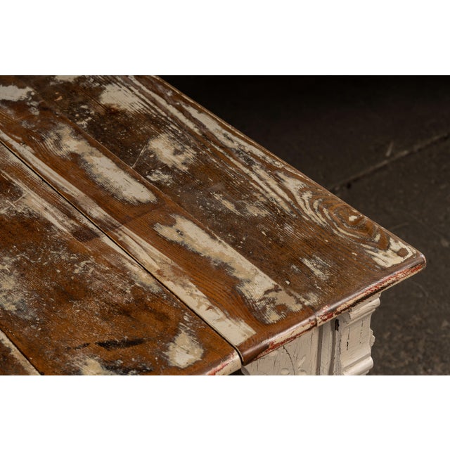 Late 19th Century Eastlake Farmhouse Kitchen Table For Sale - Image 14 of 16