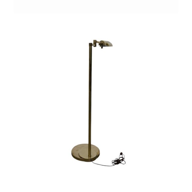 Vintage Stiffel Brass Floor Lamp For Sale - Image 4 of 10