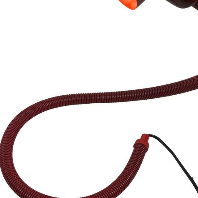 Fully Flexible Red Snake / Serpent Gooseneck Desk Lamp from Eurolux, 1970s For Sale - Image 6 of 8