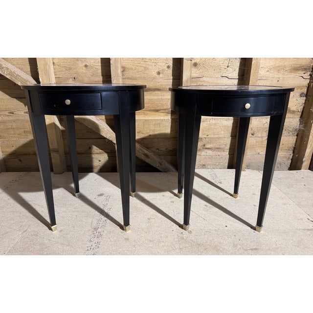 Louis XVI Small Tables, 1920s, Set of 2 For Sale - Image 10 of 13