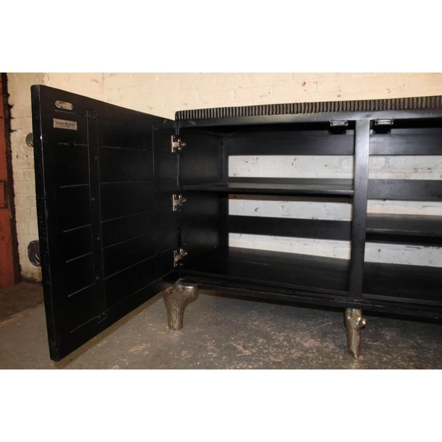 Late 20th Century Global Views 'Branch' Cabinet in Black and Silver For Sale - Image 9 of 12