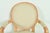 Wood Baker Furniture French Regency Louis XVI Cream and Pink Lacquered Dining Chairs, Set of Four For Sale - Image 7 of 15