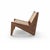 Low Teak & Cane Kangaroo Armchair by Pierre Jeanneret for Cassina For Sale - Image 3 of 8