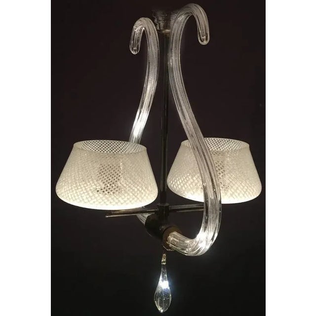 Small Murano chandelier but of great beauty. Up to 250V (Europe/UK Standard).The wiring of this item may be original and...