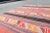 1970s Rustic Hand Knotted Red Striped Rug For Sale - Image 9 of 11