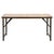 Folding Table in Metal & Teak, in Good conditions. This piece is designed in the style of the selected designer and/or...