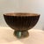 This eye-catching 1970s Fluted Wood on Gold Pedestal Bowl will be a standout on your kitchen counter (as a fruit bowl), in...