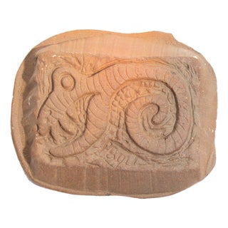 Mark Bulwinkle Studio Pottery Snake Tile For Sale