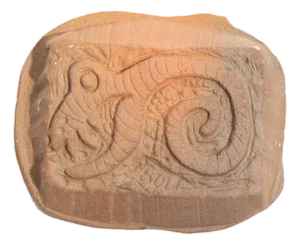 Mark Bulwinkle Studio Pottery Snake Tile
