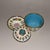 1960s 1960s Chinese Cloisonne Peony Gaiwan Teacup With Saucer For Sale - Image 5 of 9