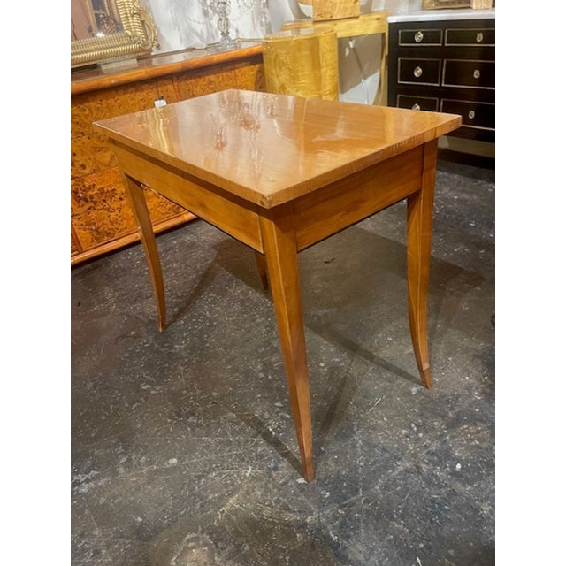 19th C. Biedermeier Fruitwood Side Table For Sale In Dallas - Image 6 of 7