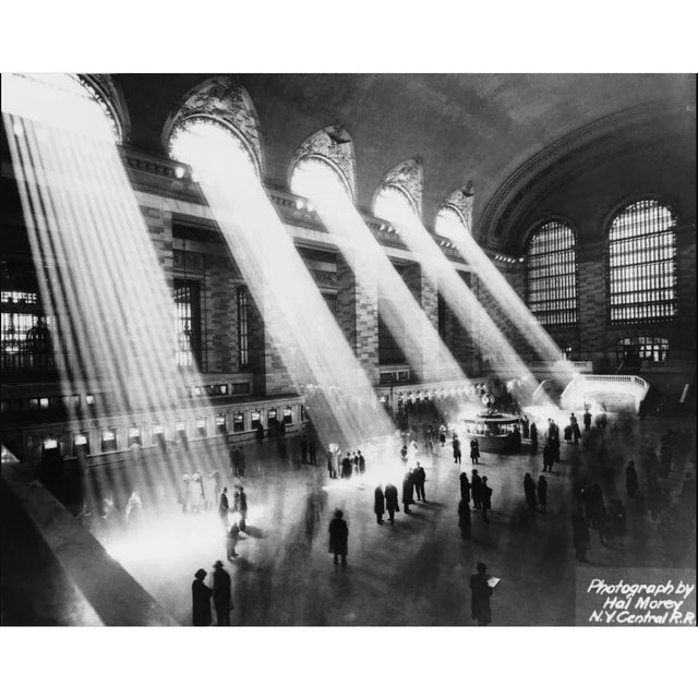 Sun Beams Into Grand Central Station (1930) - Silver Gelatin Fibre Print (Photo by Hal Morey/Getty Images) Beams of...