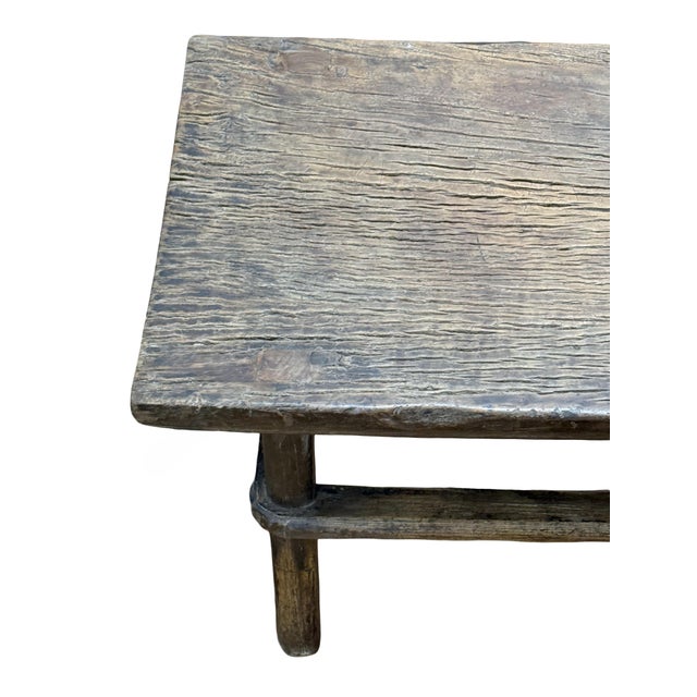Asian Style 19th Century Chinese Northern Country-Style Kang Table Low Tea Table For Sale - Image 4 of 11