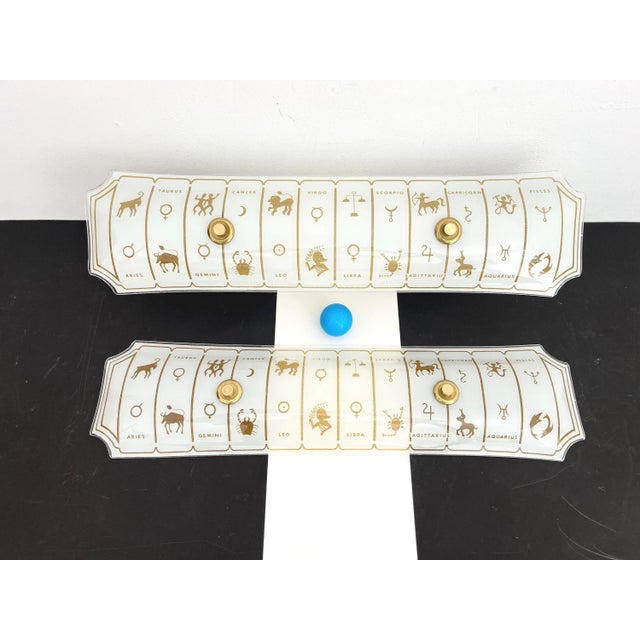 1970s Astrological Wall Lights, Pair For Sale - Image 9 of 17