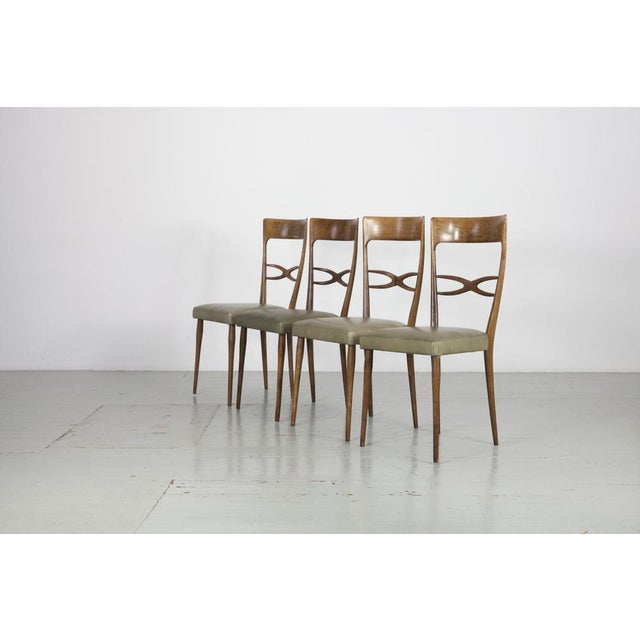 Wood Sedie Friuli Consorzio Chairs, Italy, 1950s, Set of 4 For Sale - Image 7 of 18