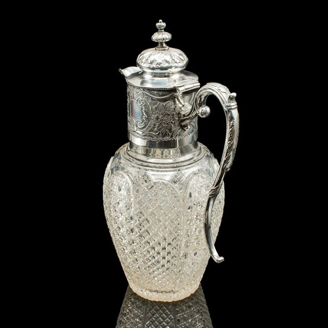 Late 19th Century 1890's Antique Dessert Wine Jug For Sale - Image 5 of 12
