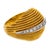 Vintage Diamond 18k Yellow Gold Dome Ring, Size 6 For Sale - Image 4 of 7