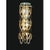 Collection medea wall lamp, metal and crystal, nca 167/80 by jago dimensions: d 30 x h 80 cm. Materials: metal, crystal....