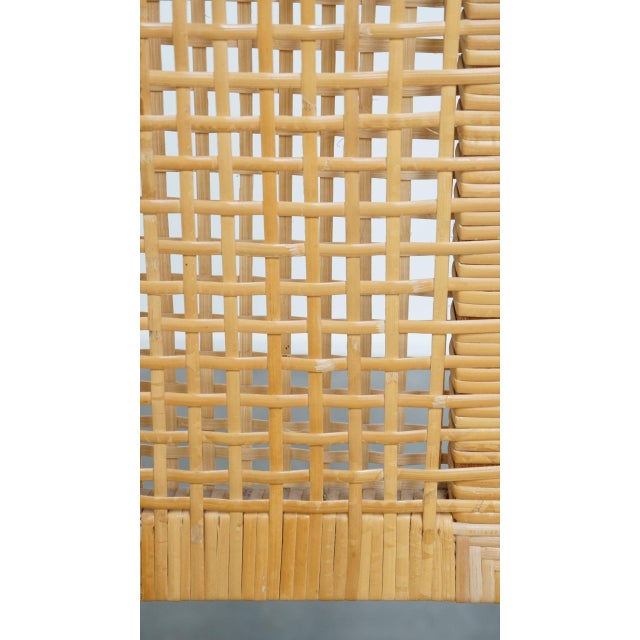 Art Deco Dining Chairs with Wicker Seat and Backrest, Set of 4 For Sale - Image 16 of 18